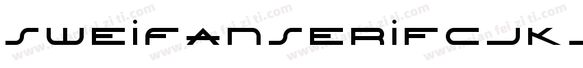 SweiFanSerifCJKjp Light字体转换